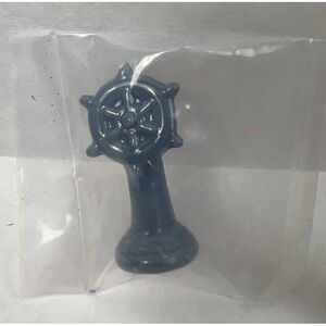 Wade England /‎ Red Rose Tea Figurine Blue Ships Wheel Boat Nautical Series